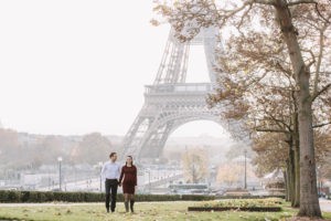 Babymoon Paris Fall Flytographer Trocadero