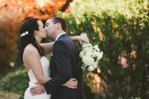 Our wedding took place at Kenwood Farms & Gardens, a beautiful outdoor barnyard setting in the heart of Sonoma County, California, surrounded by vineyards. Emily Blake Photo.