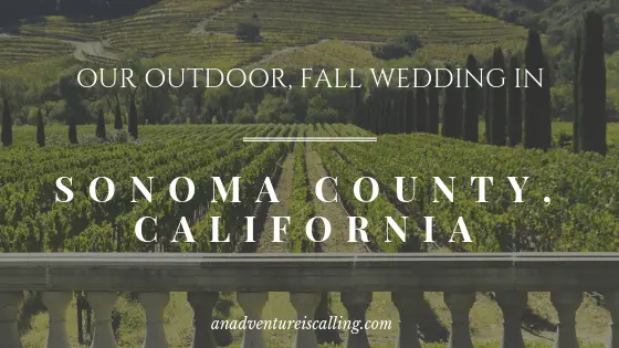 Our wedding took place at Kenwood Farms & Gardens, a beautiful outdoor barnyard setting in the heart of Sonoma County, California, surrounded by vineyards.