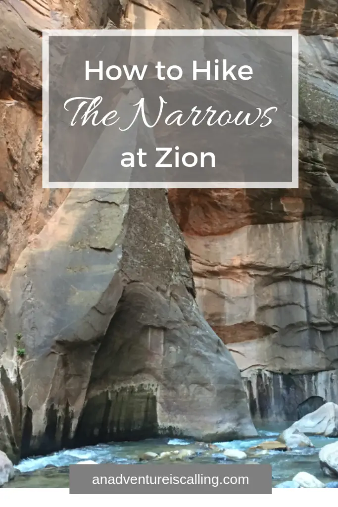 How to Hike the Narrows at Zion National Park Utah - An Adventure is Calling